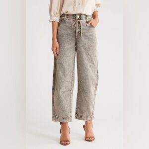 Democracy Gray Wide-Leg Jeans